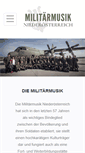 Mobile Screenshot of militaermusiknoe.at